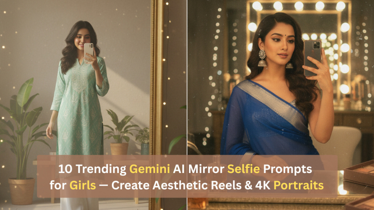 लड़कियों के लिए 10 आकर्षक जेमिनी एआई मिरर सेल्फी प्रॉम्प्ट्स