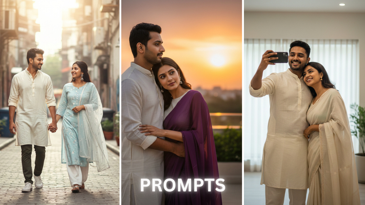 रोमांटिक कपल के लिए 10 जेमिनी एआई फोटो एडिटर प्रॉम्प्ट्स