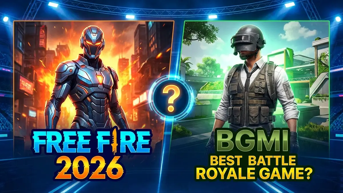 Free Fire Vs Bgmi 2026 Best Battle Royal Game Comparison