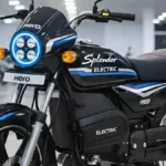 Hero Splendor Electric motorcycle with 160 km range