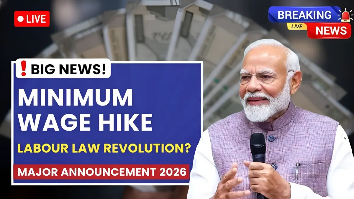 Announcement of minimum wage increase for 2026