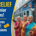 Elderly passengers celebrate reinstated train concessions