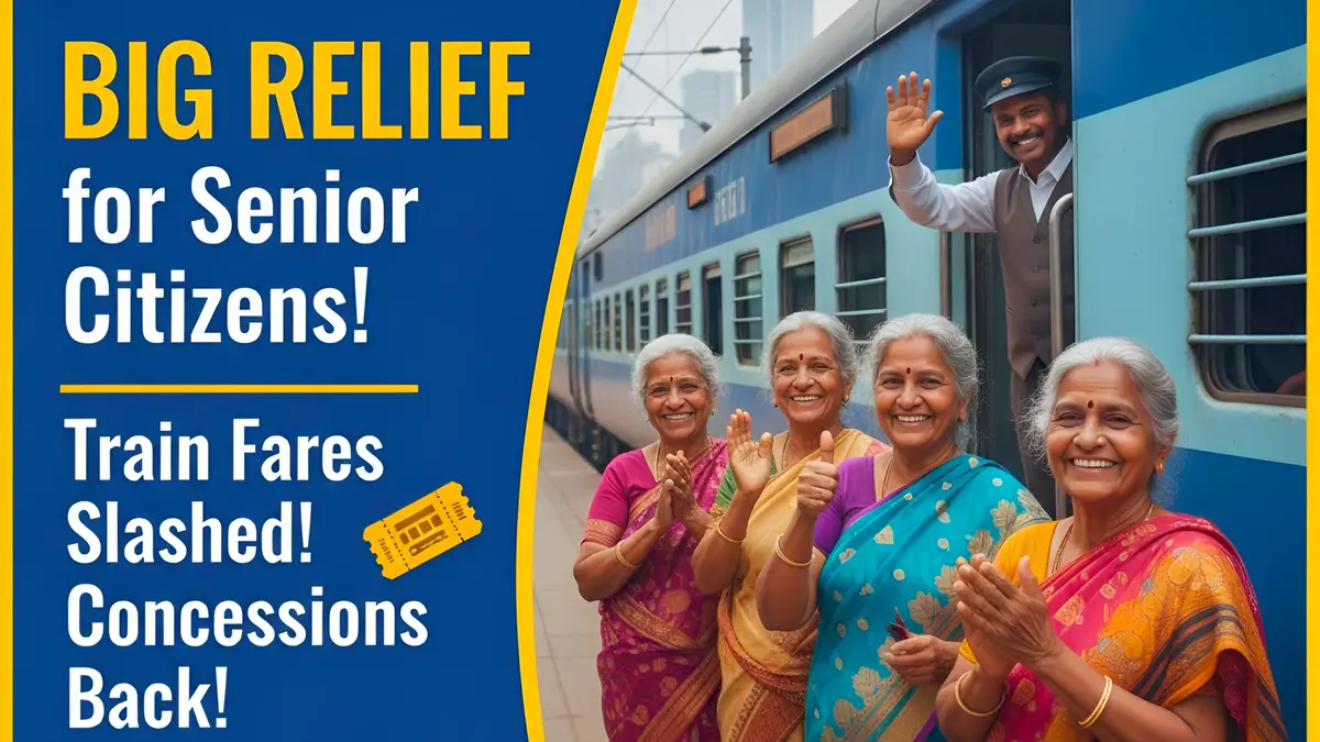 Elderly passengers celebrate reinstated train concessions