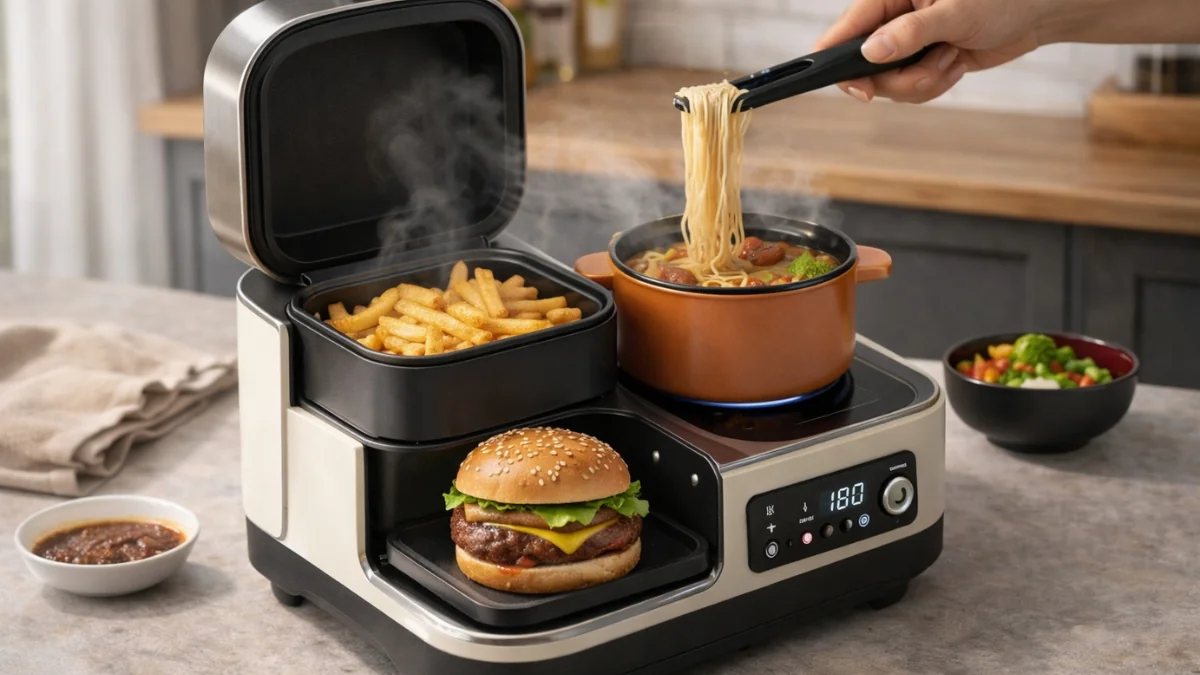 New Kitchen Device Replaces Air Fryer with 9 Cooking Methods